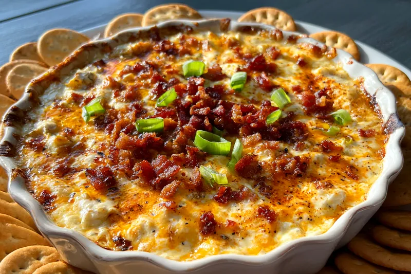 Fresh ingredients for Bacon Gouda Cheese Dip