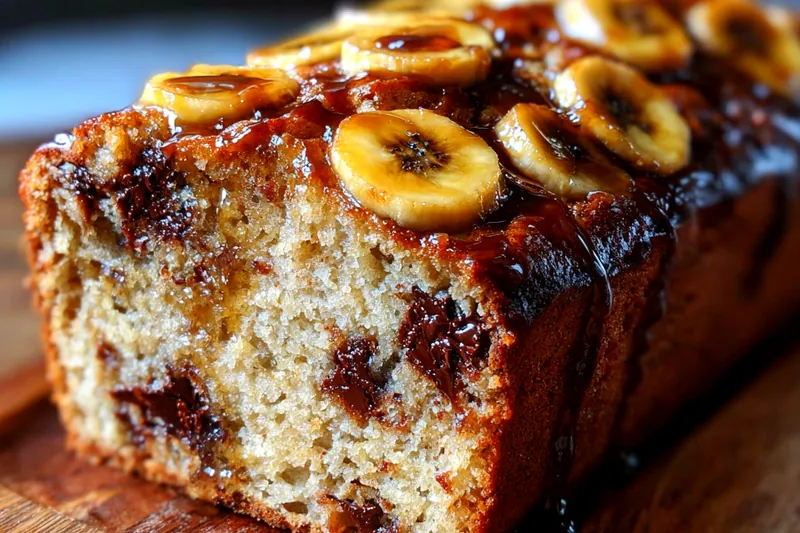 Fresh ingredients for Banana Chocolate Chunk Bread