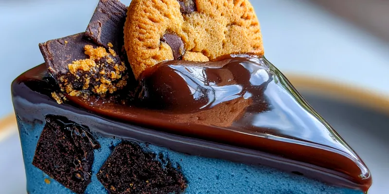 Blue Chocolate Cookie Delight