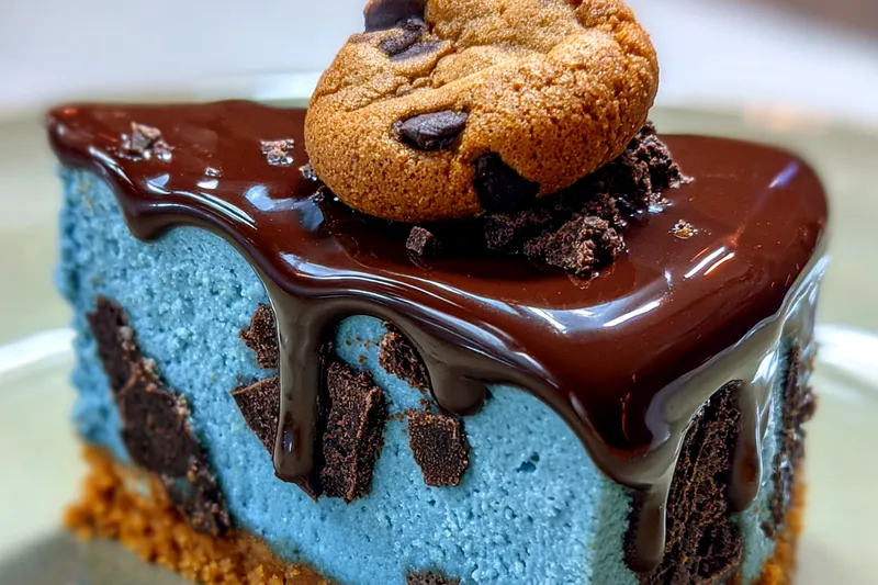 Fresh ingredients for Blue Chocolate Cookie Delight