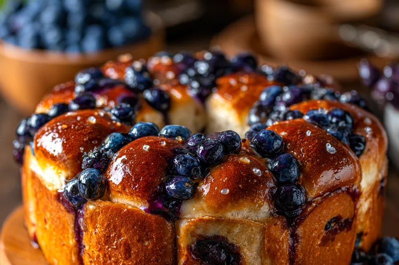 Cooking process for Blueberry Cloud Bread