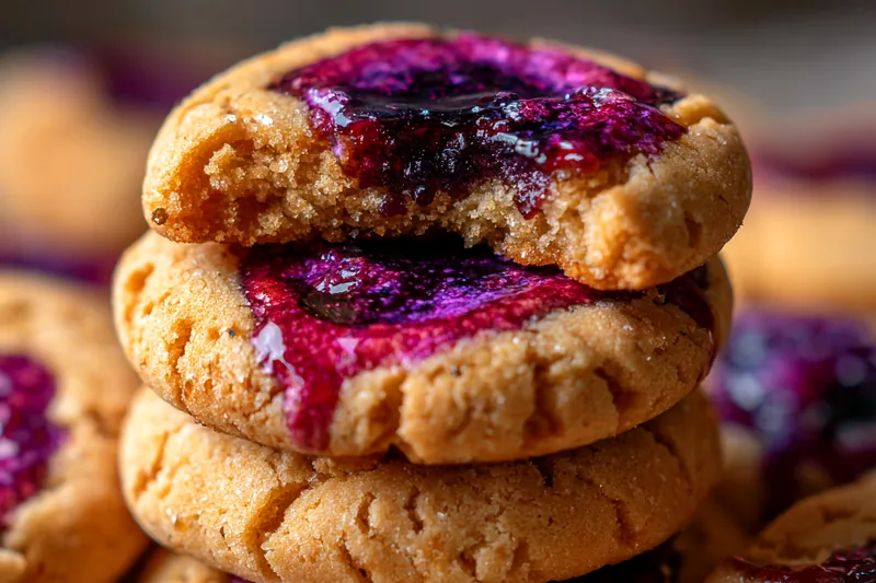 Cooking process for Blueberry Swirl Cheesecake Cookies