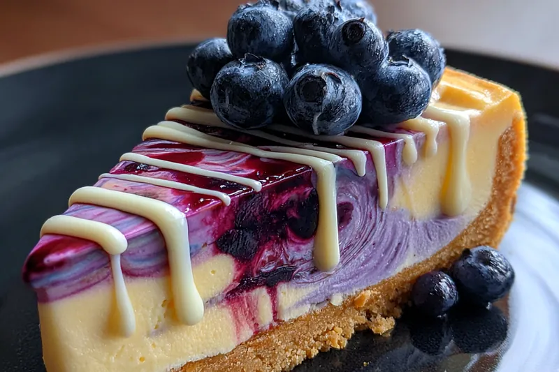 Fresh ingredients for Blueberry White Chocolate Delight