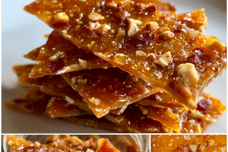 Cooking process for Bourbon Bacon Nut Brittle