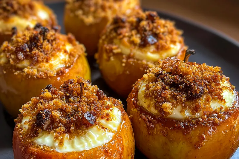 Cooking process for Caramel Apple Cheesecake Delight