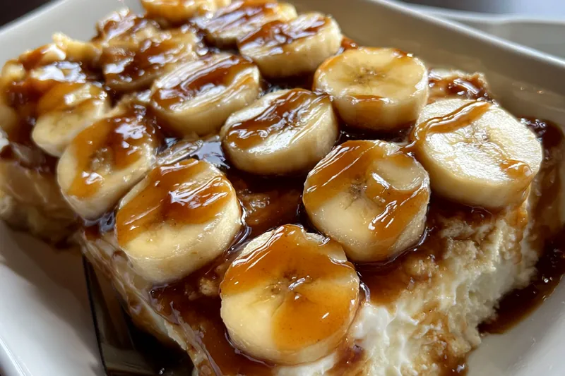 Fresh ingredients for Caramel Banana Delight