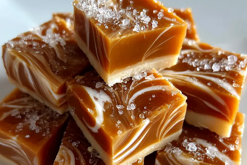 Fresh ingredients for Caramel Swirl Cream Candies