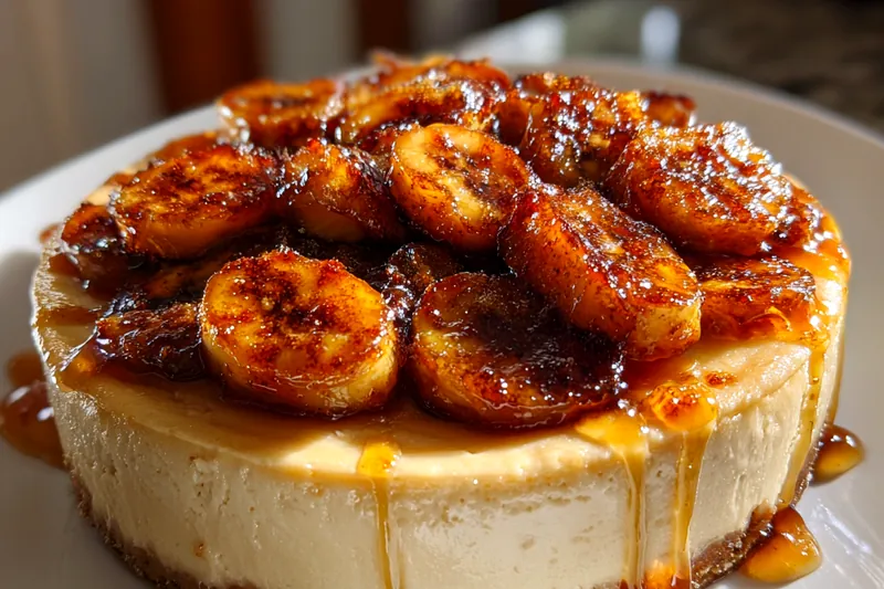 Fresh ingredients for Caramelized Banana Cheesecake Delight