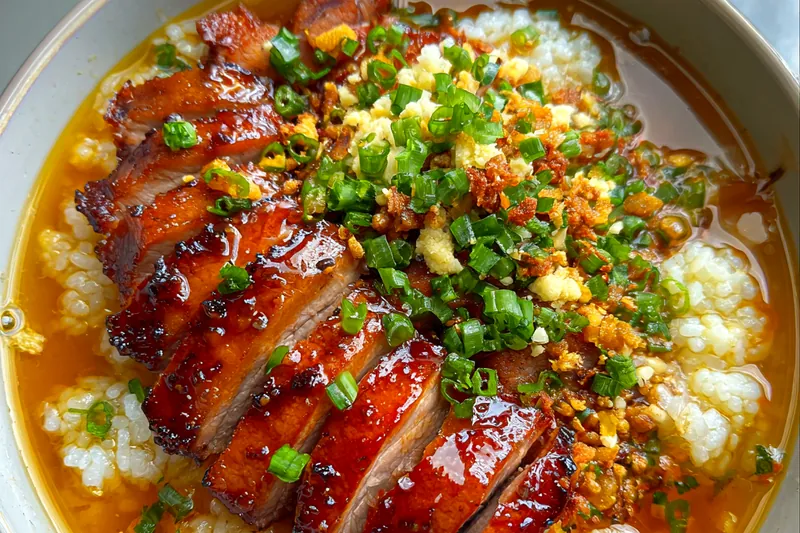 Cooking process for Caramelized Soy Chicken Bowl