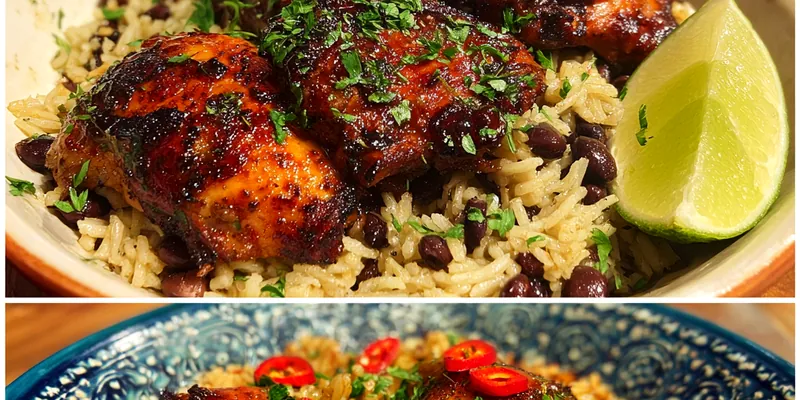 Caribbean Grilled Chicken Rice