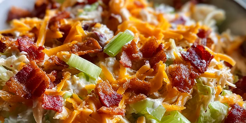 Cheddar Bacon Chicken Salad