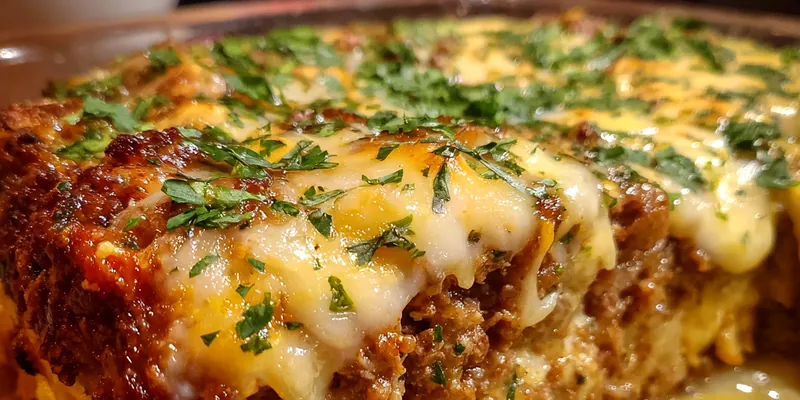 Cheesy Beef Casserole Delight