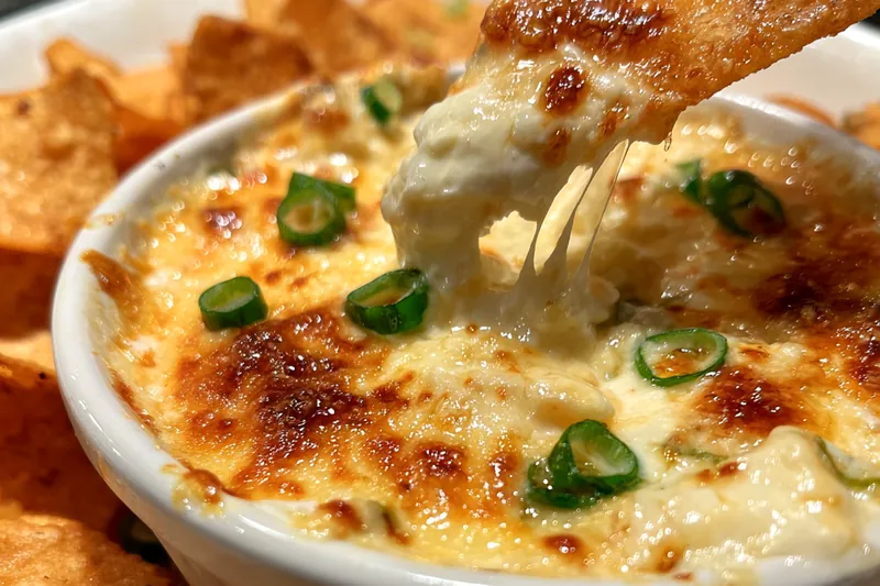 Cooking process for Cheesy Crab Dip Delight
