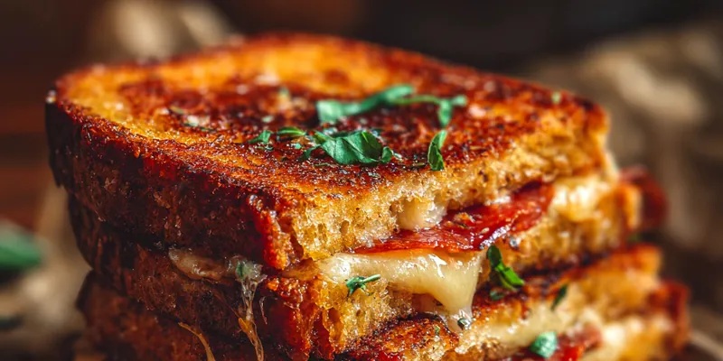 Cheesy Pepperoni Grilled