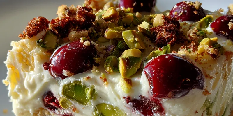 Cherry Pistachio Cream Delight