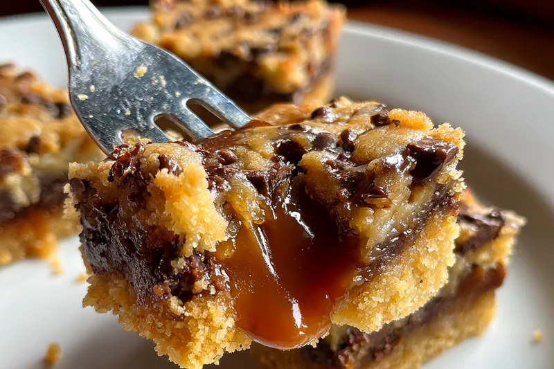 Fresh ingredients for Chocolate Caramel Dessert Bars