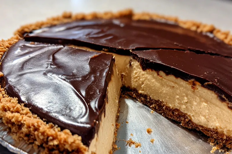 Cooking process for Chocolate Peanut Butter Pie