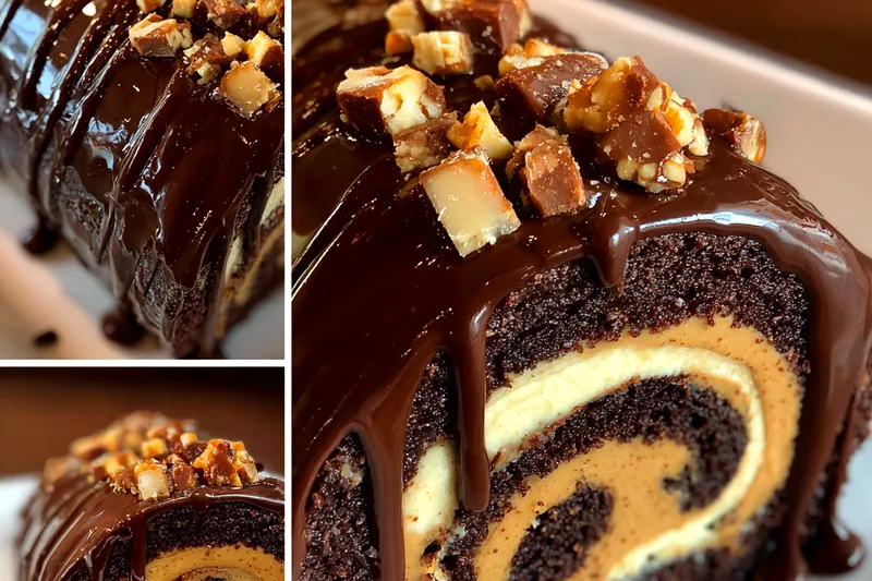 Cooking process for Chocolate Peanut Butter Roll