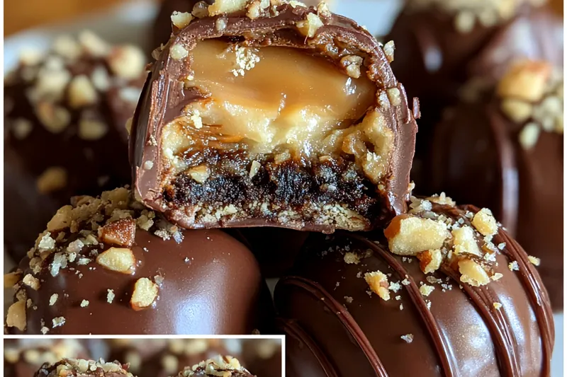 Cooking process for Chocolate Peanut Butter Truffles