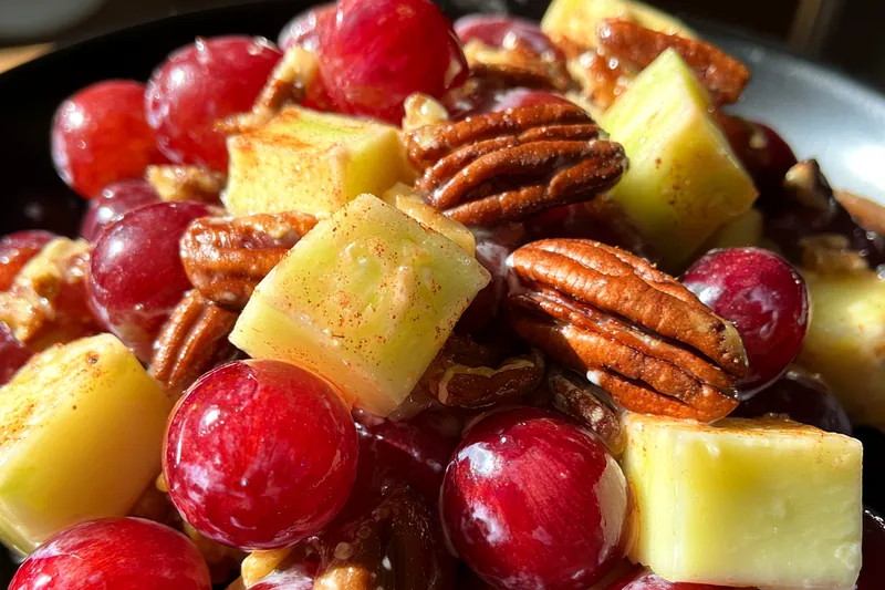 Cooking process for Cinnamon Apple Grape Medley