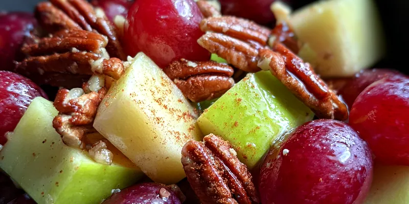 Cinnamon Apple Grape Salad