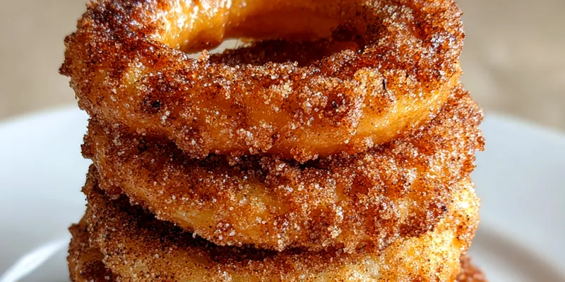 Cinnamon Sugar Apple Rings