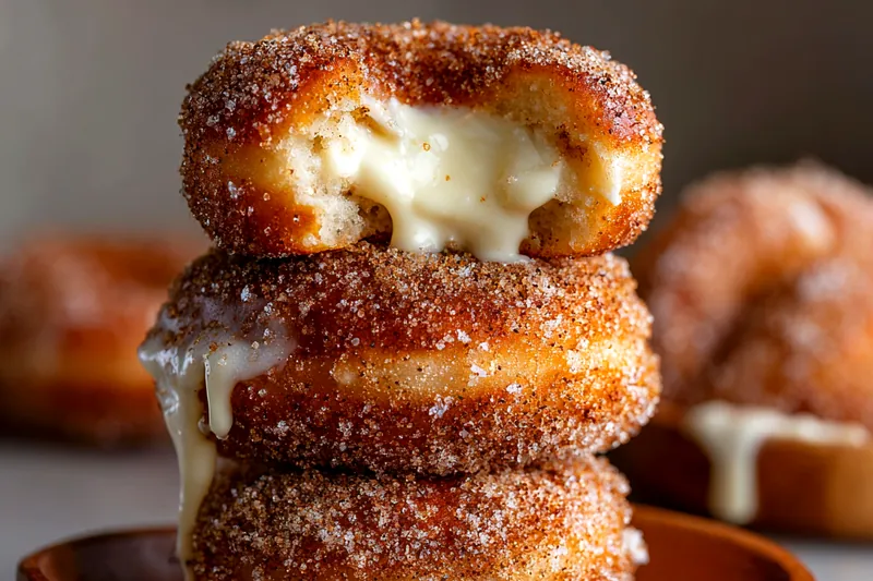 Cooking process for Cinnamon Sugar Cream Pastries