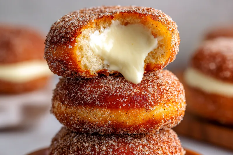 Fresh ingredients for Cinnamon Sugar Cream Pastries