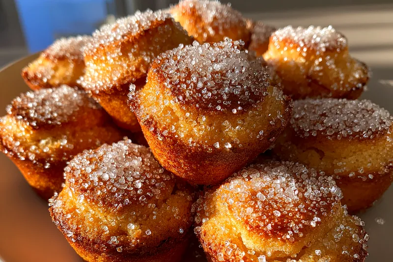 Fresh ingredients for Cinnamon Sugar Toast Muffins