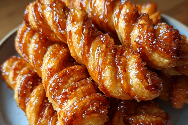 Cooking process for Cinnamon Sugar Twists Delight
