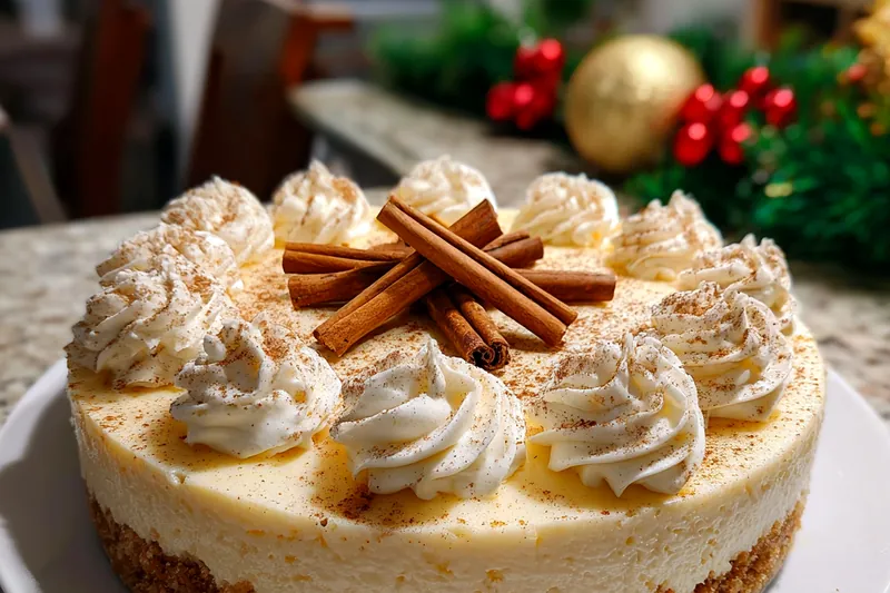 Cooking process for Cinnamon Swirl Cheesecake