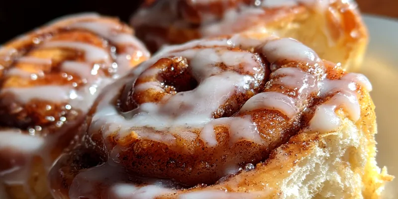Cinnamon Swirl Rolls Glaze