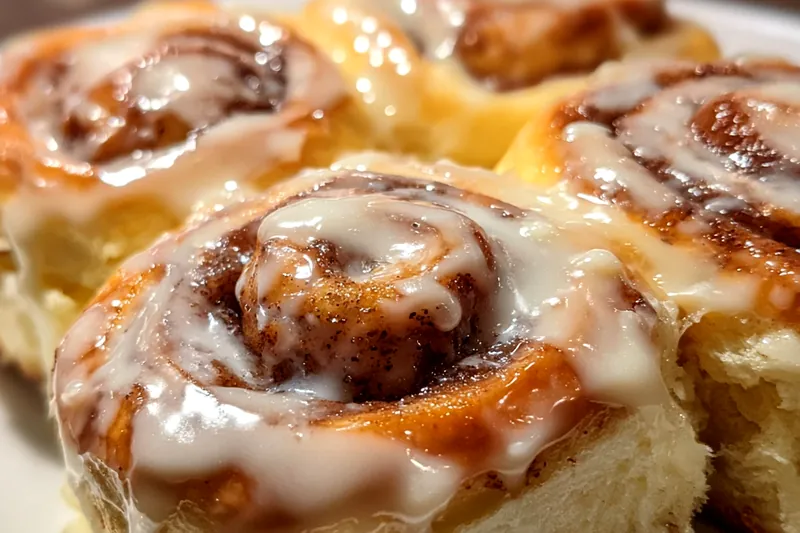 Fresh ingredients for Cinnamon Swirl Rolls Glaze