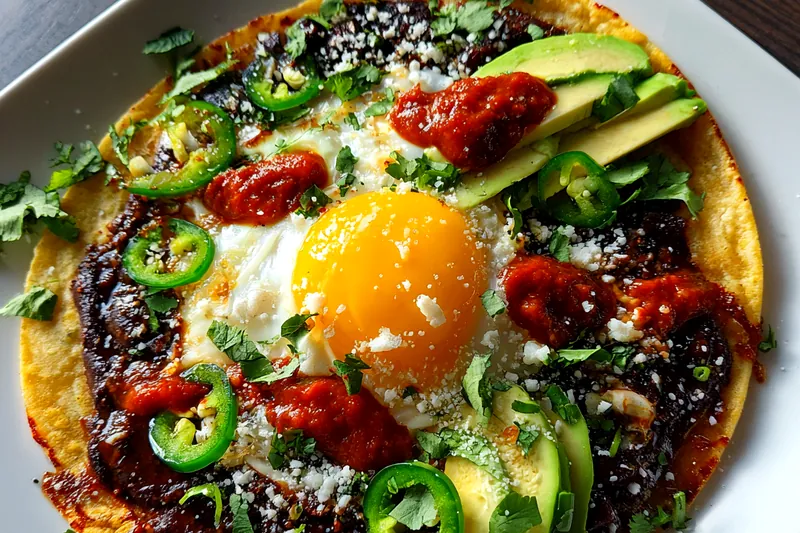 Fresh ingredients for Classic Breakfast Egg Tortillas