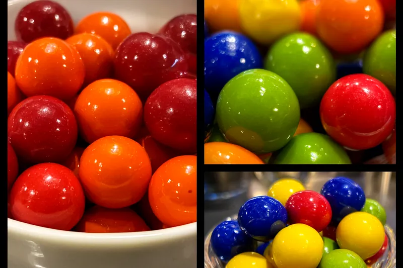 Fresh ingredients for Colorful Candied Grapes