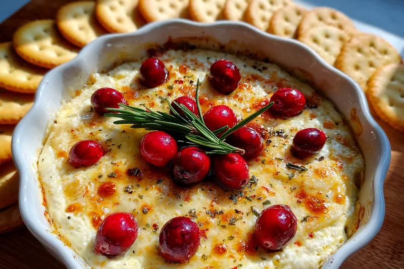 Fresh ingredients for Cranberry Cheese Bake