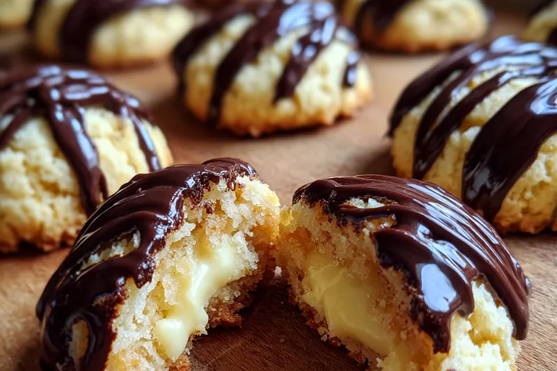 Fresh ingredients for Creamy Chocolate Filled Cookies