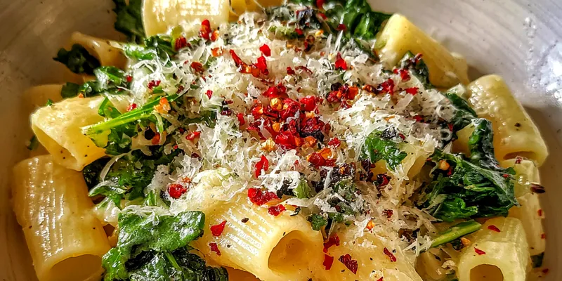 Creamy Lemon Ricotta Pasta with Arugula