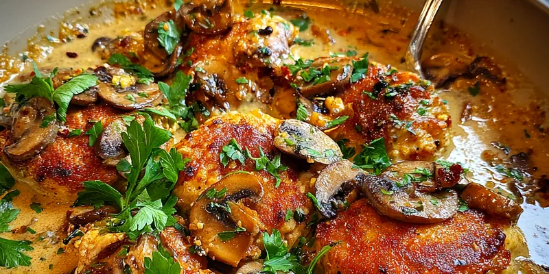 Creamy Mushroom Chicken Delight