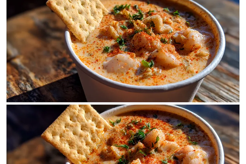 Fresh ingredients for Creamy Seafood Stew Delight