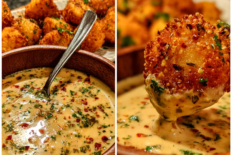 Cooking process for Creamy Southern Dipping Sauce