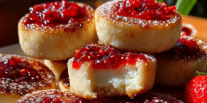 Creamy Strawberry Baked Treats