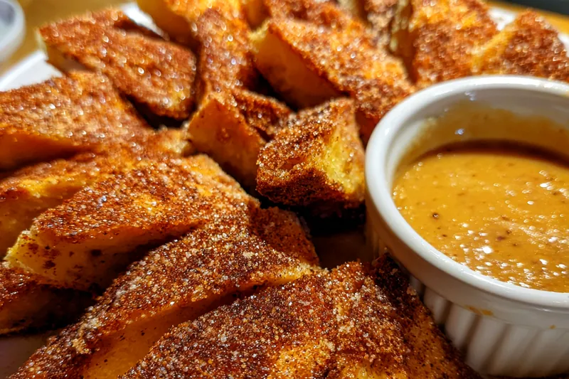 Cooking process for Crispy Apple Wedges Delight