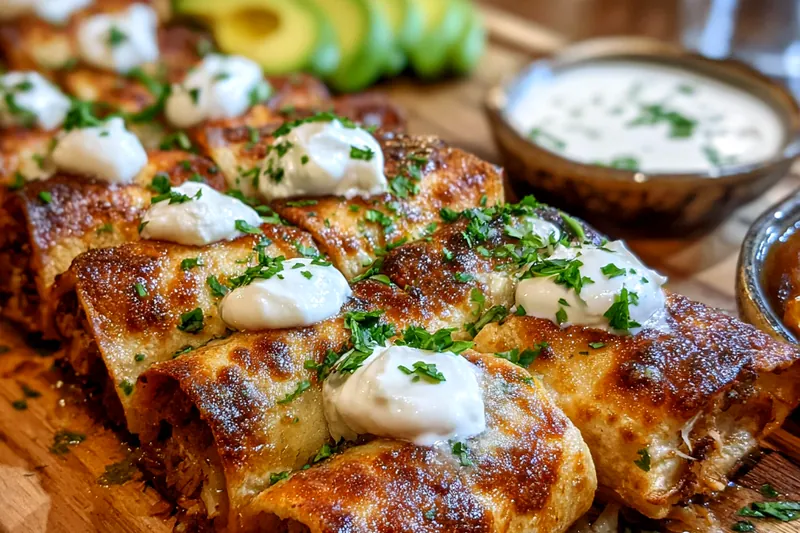 Cooking process for Crispy Baked Chicken Rolls