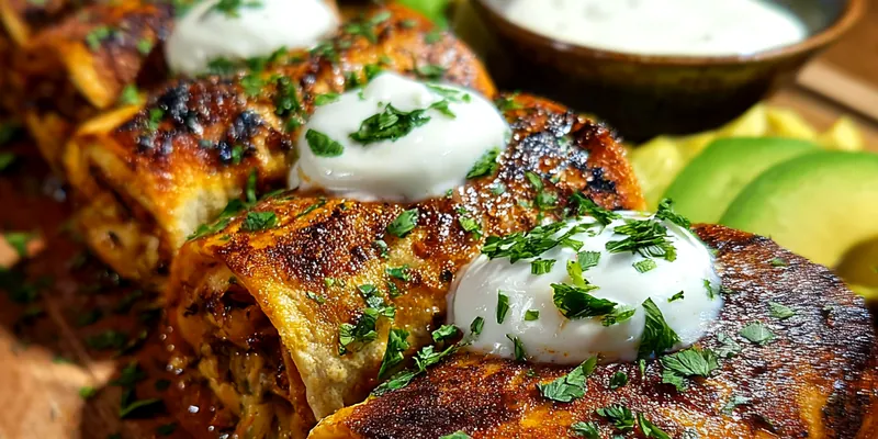 Crispy Baked Chicken Rolls