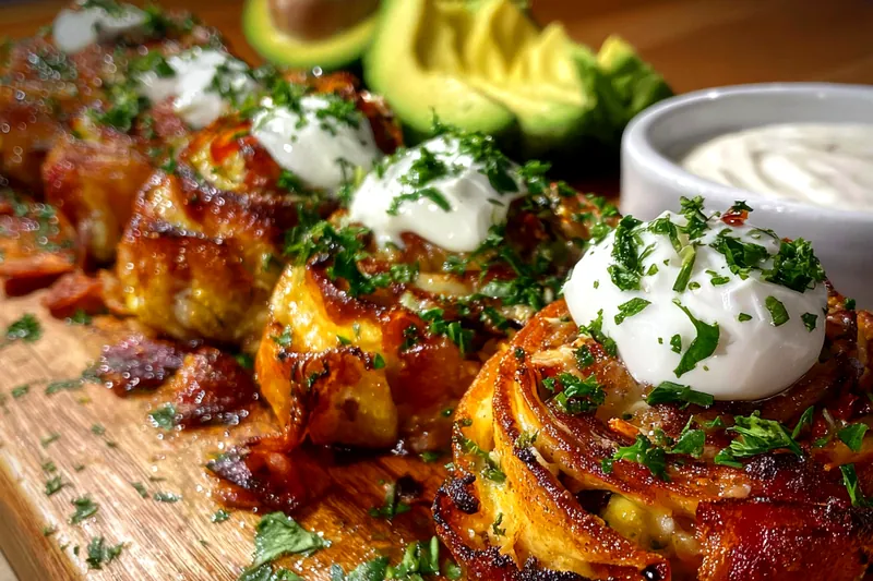Fresh ingredients for Crispy Baked Chicken Rolls