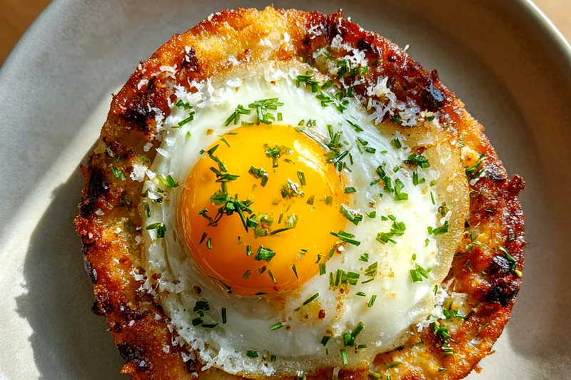 Fresh ingredients for Crispy Baked Egg Delight