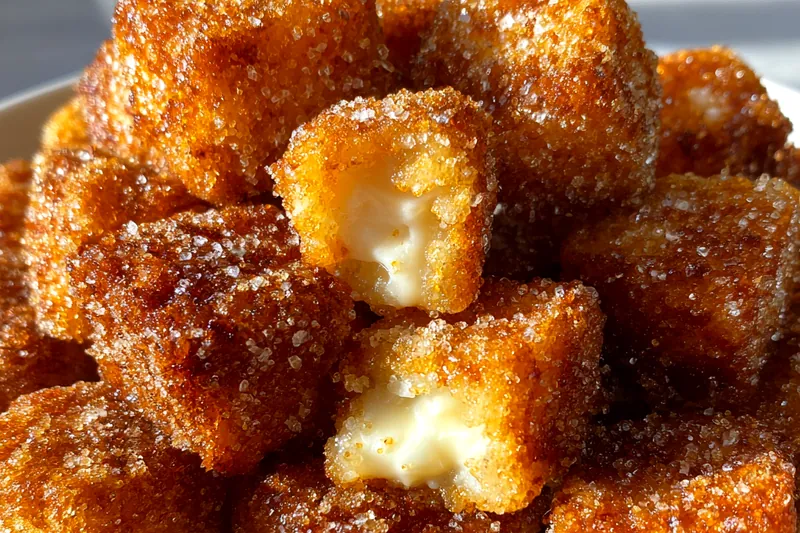 Fresh ingredients for Crispy Cinnamon Sugar Bites