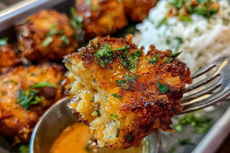 Cooking process for Crispy Fried Chicken Delight