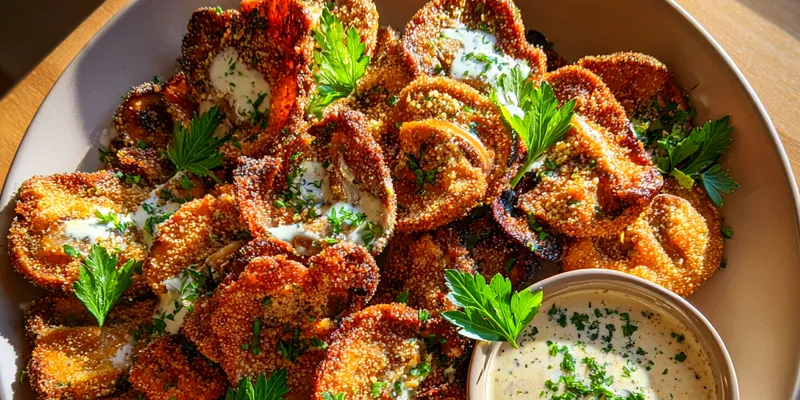 Crispy Fried Mushrooms